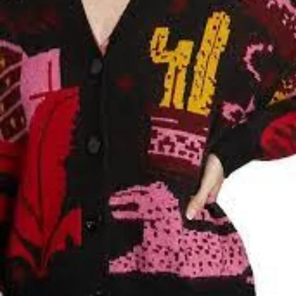 FARM Rio Multicolor Graphic Cardigan - Picture 4 of 15